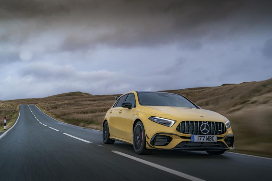  Mercedes-AMG A45 S 4Matic+ Aerodynamic Package (W177) 2019 года  (UK) (фото 2 из 68)